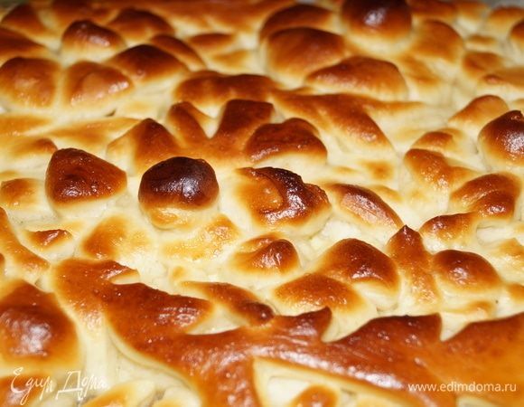 Из такого теста можно делать открытые пироги с творогом и повидлом. Чтобы тесто было удачным, держите его в тепле, продукты должны быть комнатной температуры, дрожжи свежими, мука — высшего сорта.