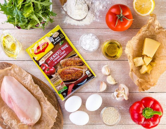 Для приготовления салата нам понадобятся следующие ингредиенты.