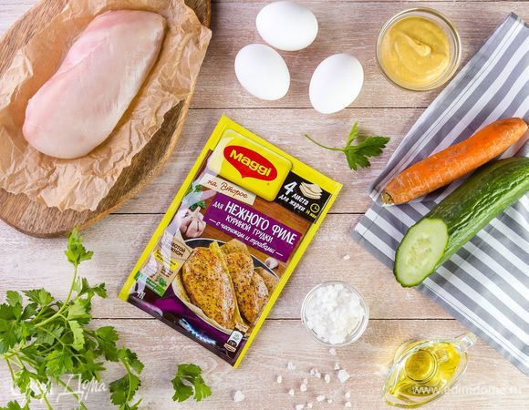 Для приготовления салата нам понадобятся следующие ингредиенты.