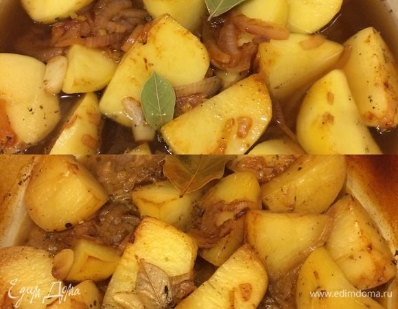 Накрыть чугунок крышкой и отправить в духовку на 3 часа.