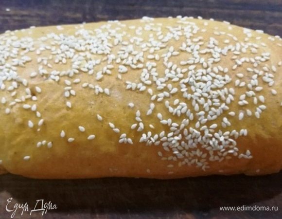 Через 20 минут батон готов.