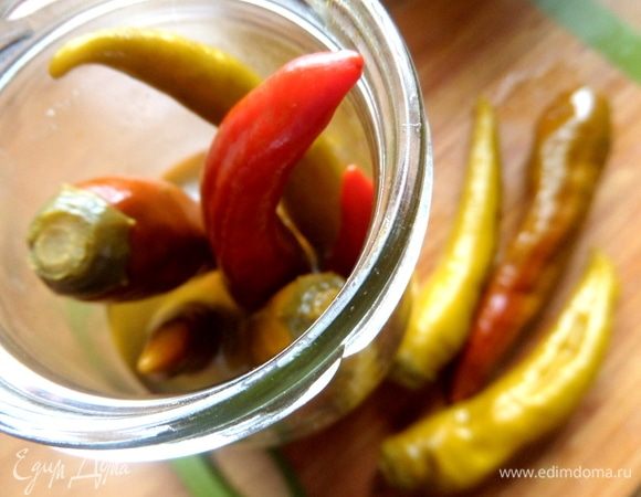 У меня был такой маринованный перчик.