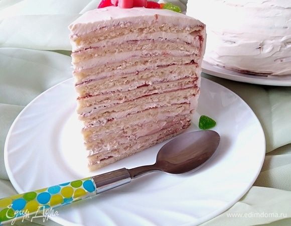 Дать торту охладиться в холодильнике ночь, чтобы он пропитался и стал нежным! И можно пить чай!