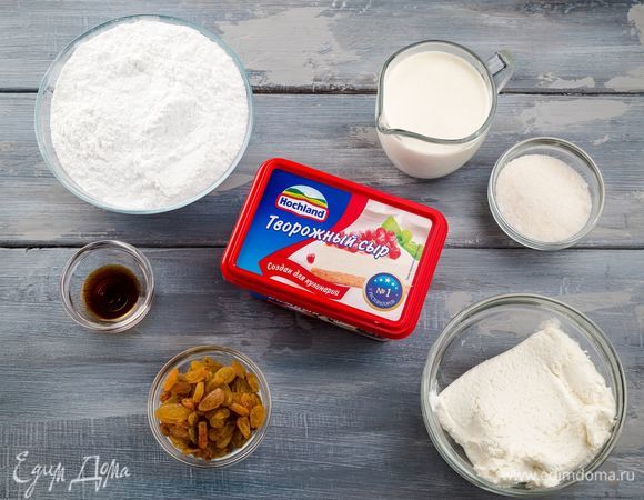 Для приготовления пасхи нам понадобятся следующие ингредиенты.