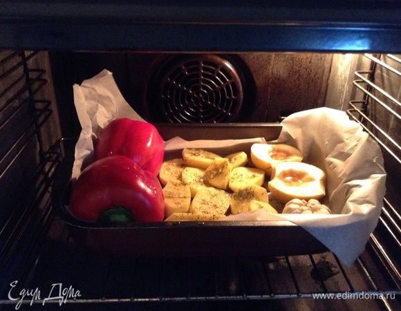 Ну, и в духовку, в холодную.