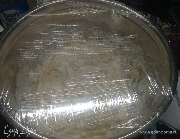 Пленкой на первые 2–3 часа плотно прикрыли.
