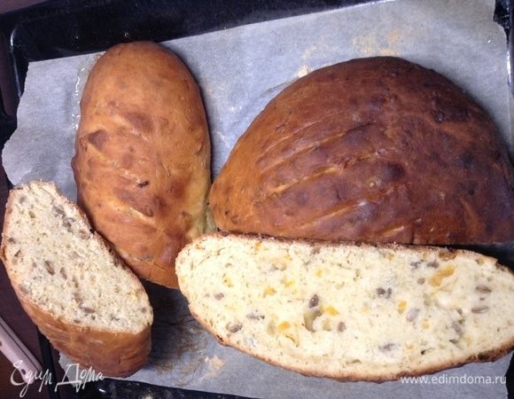 Нарезали пополам, убедились, что получилось.