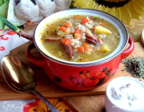 Вот такой «пикниковский» густой супчик получился!