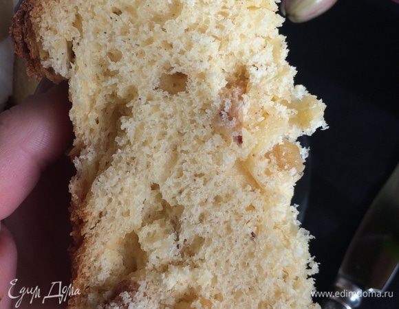 Вот он, этот чудесный ароматный влажный мякиш!