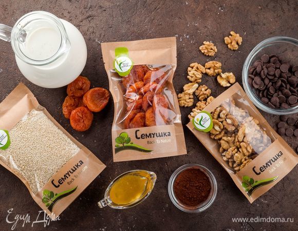 Для приготовления конфет нам понадобятся следующие ингредиенты.