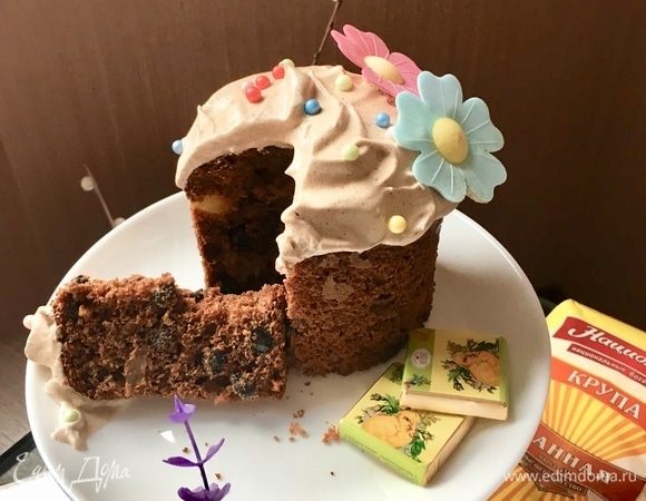 Ароматы так и зовут попробовать еще кусочек. Если вы любите пробовать что-то новое и экспериментировать на кухне, вам этот куличик должен прийтись по вкусу!