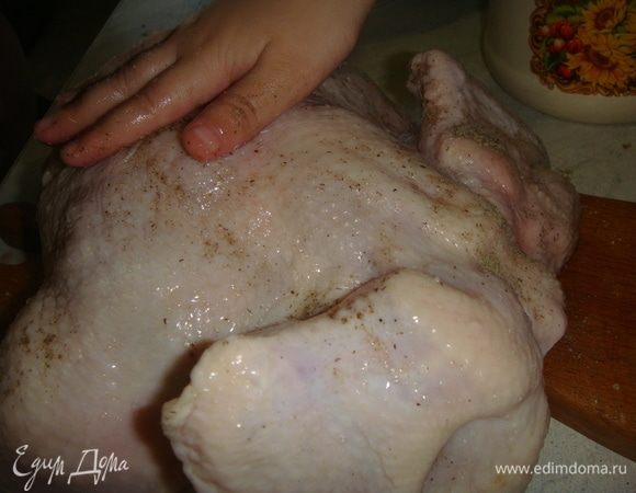 Затем двумя видами перца.