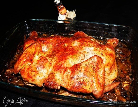 Вот какая румяная курочка получилась!