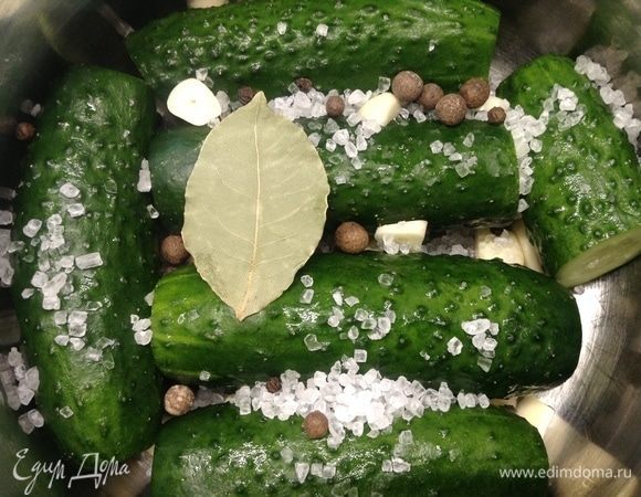 Ежели еще малосольных весенних огурчиков.