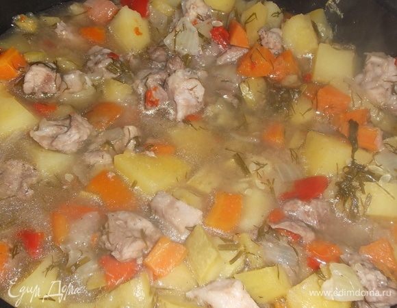 Поставить в духовку еще на 30 минут, уже без крышки.