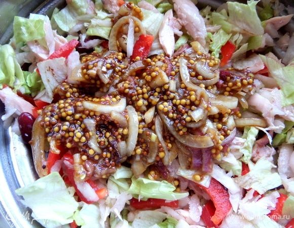 Теперь настал черед заправки луковой.