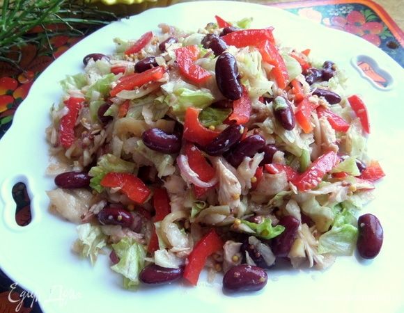 Высыпать горкой на общее блюдо.