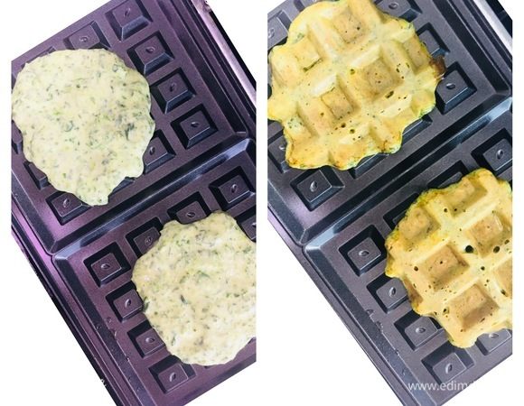 Выпекать лучше на сухой сковороде с двух сторон или в мультипекаре. Пекла специально небольшими, 1–2 столовые ложки.