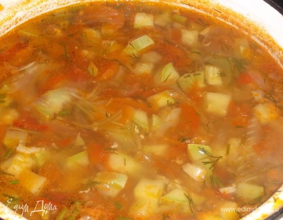 Варить до готовности овощей. Приятного аппетита!