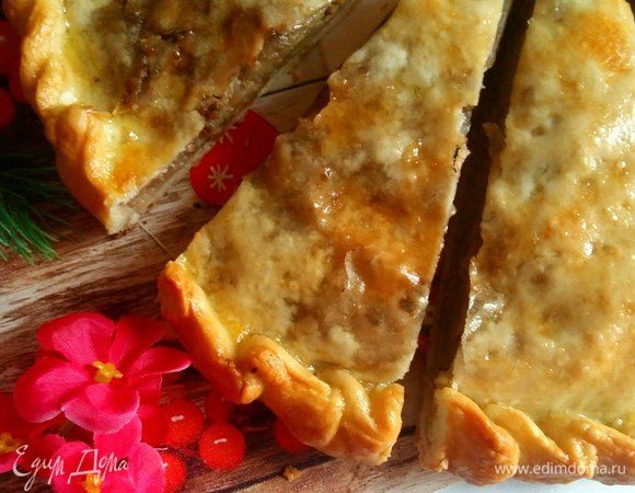 Кусочки картофельного пирога.