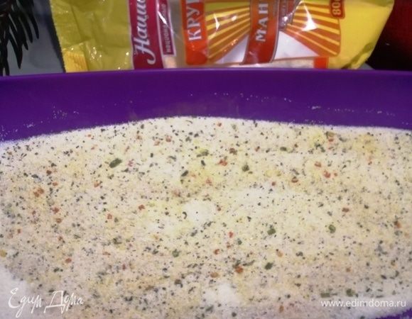 Панировка для отбивных готова.