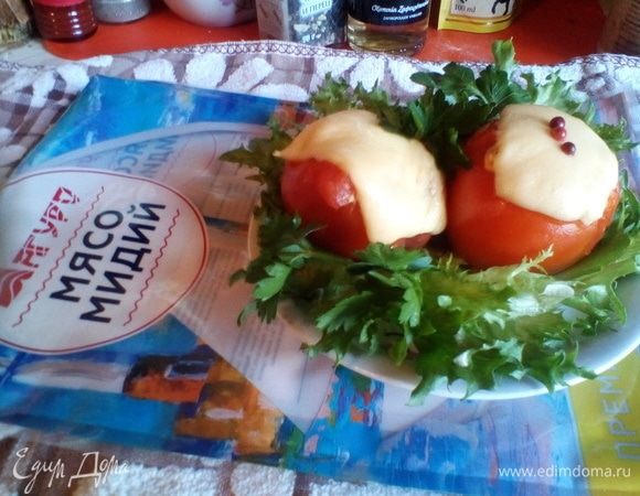 По прошествии 15 минут мы получаем некалорийный и вкусный ужин. Листья салата фриллис добавят приятности глазу и хрусткой сочности вкусу.