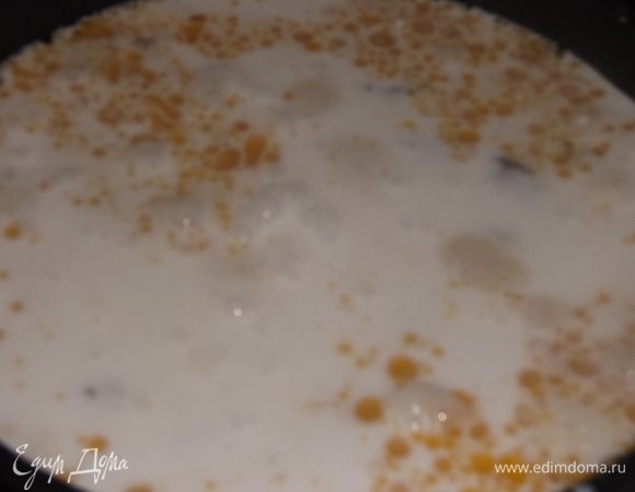 Добавить в печень. Перемешать.