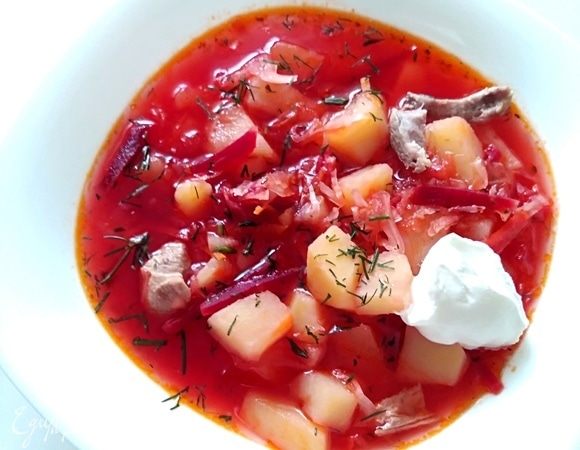 Приятного аппетита! (А на этой нарезаны брусочками).