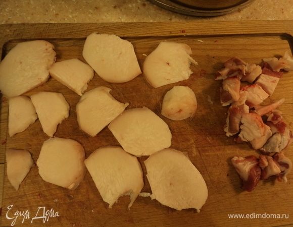 Немного сала.