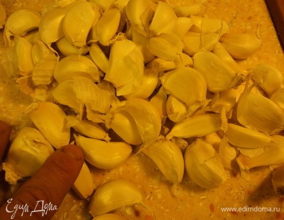 Хорошенько его на дольки разобрали и отшелушили.