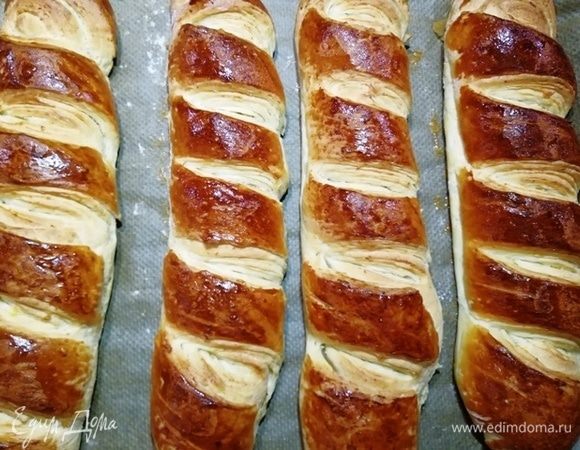 Выпекаем кукурузные багеты при 180°С около 20 минут.