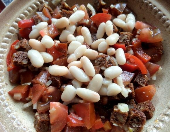 Добавить в салат на свой вкус. С ней будет сытнее.