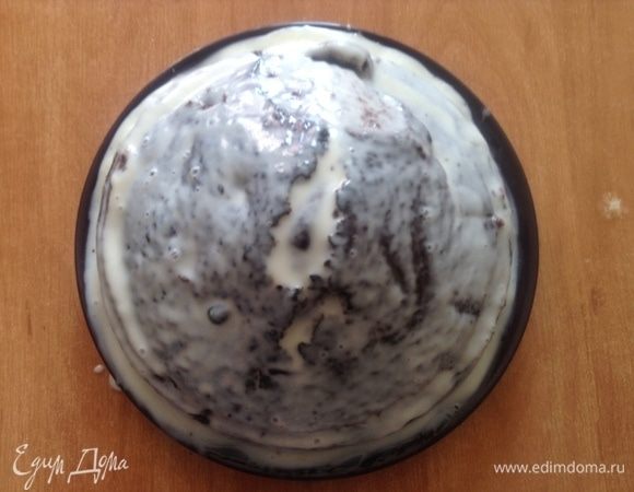 И когда весь крем ушел.