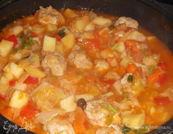 Перемешиваем. Выключаем. Приятного аппетита!