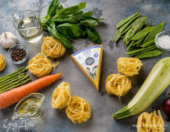 Для приготовления пасты нам понадобятся следующие ингредиенты.