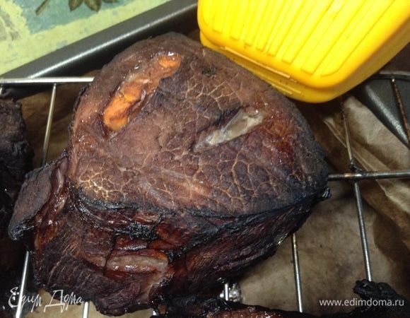 И вот мясо готово к предпоследнему этапу — томление на водяной бане.