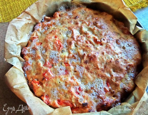 Выпекать до золотистой корочки около получаса при 180°C.