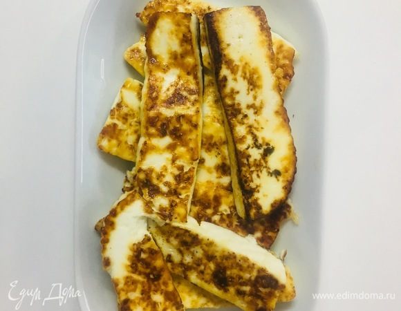 Обжариваем его.