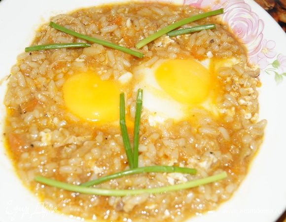 Получается питательное сытное блюдо и продукты хорошие не пропали.