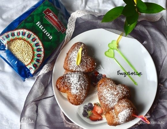 И через 20 мин из духовки на стол к вашему полезному чаепитию выпрыгивают такие полезные милые кексики! Ароматные до безобразия! Так и хочется укусить!