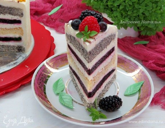 Даем тортику настояться часа 3–4 и подаем!