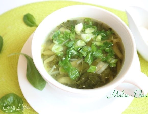 Мелко нарезать зеленый лук по диагонали, подавать рассольник горячим, разлив по тарелкам или чашкам, добавив зеленый лук, кусочки курицы и сметану. Приятного аппетита!