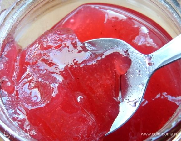 У меня была баночка смородинового желе.