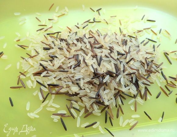Кроме картофеля я решила взять вот такой микс из дикого и золотистого риса.