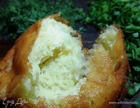 А вот и разлом пончика. Приятного аппетита!