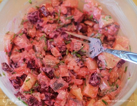 Аккуратно все перемешайте.