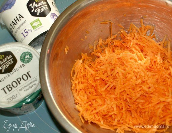 Батат очистить, натереть на терке.