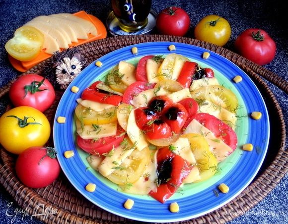 Салатик удался! Вкусно есть на летний ужин.