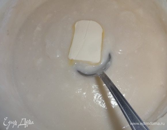 Добавить в суп сливочное масло.