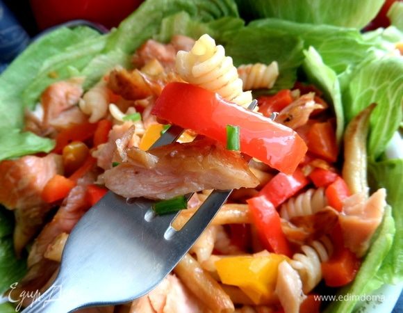 Предлагаю отведать итальянский салат со знакомыми продуктами!